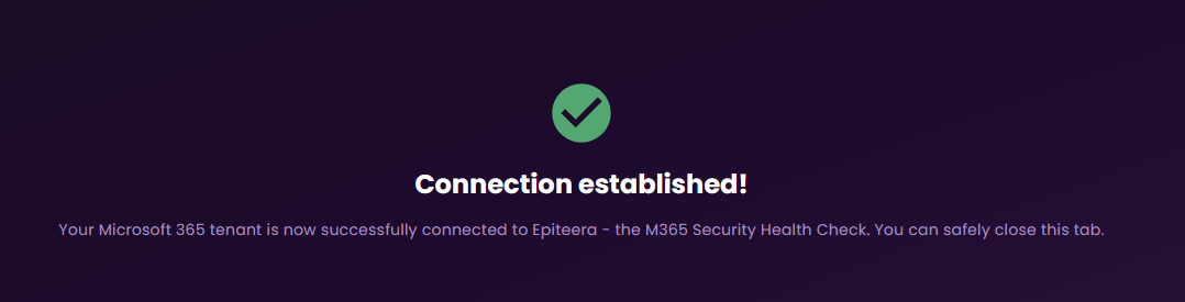 Consent Callback Success