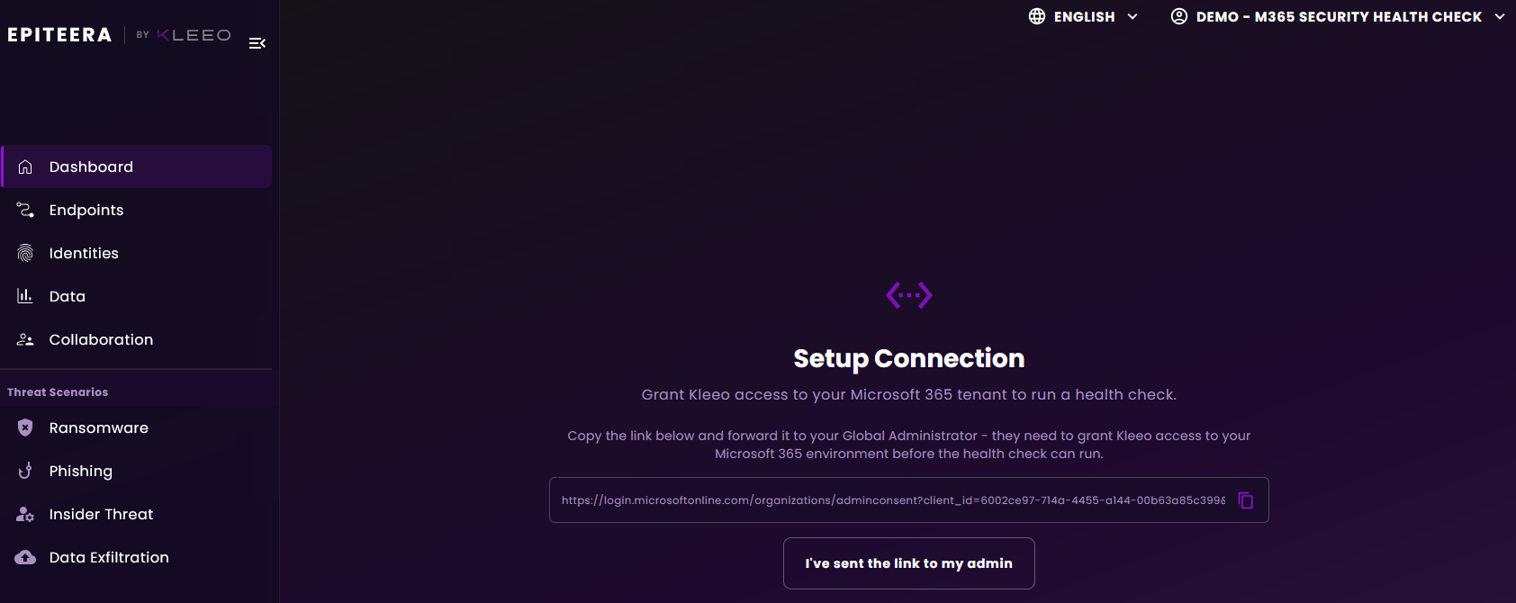 Setup Connection Modal User
